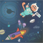 Aufkleber - Milchstraße (Vorderseite)