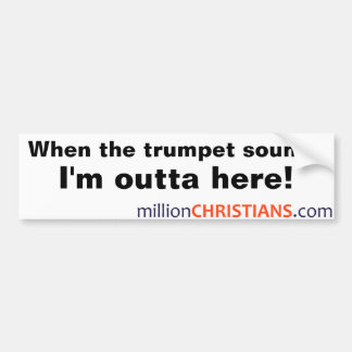 Aufkleber millionChristians.com Bumber Autoaufkleber