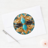 Aufkleber mit Bahamas-Farbdesign (Umschlag)