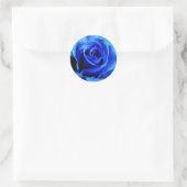 Aufkleber mit blauer Rose (Tasche)