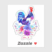 Aufkleber mit Blume (Blatt)