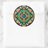Aufkleber mit brasilianischem Farbdesign (Tasche)