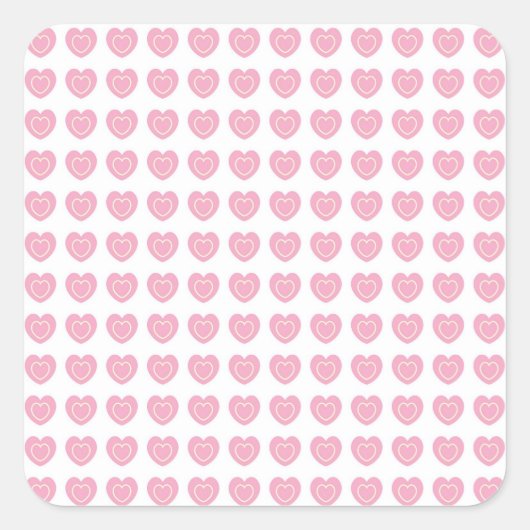 Aufkleber mit dem rosa Herz (Vorderseite)
