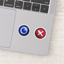 Aufkleber mit den Game-Wähltasten