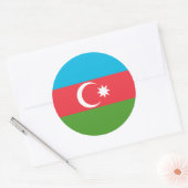 Aufkleber mit der Flagge Aserbaidschans (Umschlag)
