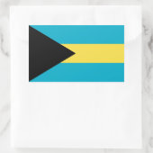 Aufkleber mit der Flagge Bahamas (Tasche)