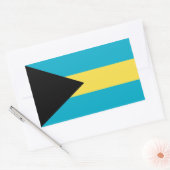 Aufkleber mit der Flagge Bahamas (Umschlag)