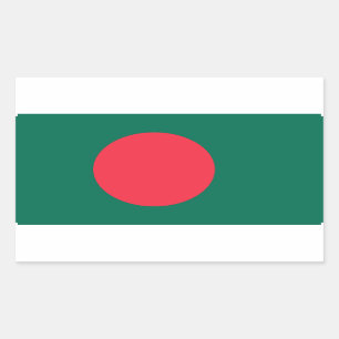 Aufkleber mit der Flagge Bangladeschs