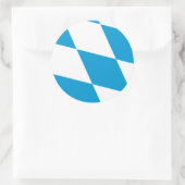 Aufkleber mit der Flagge Bayerns, Deutschland (Tasche)