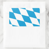 Aufkleber mit der Flagge Bayerns, Deutschland (Tasche)