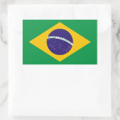 Aufkleber mit der Flagge Brasiliens (Tasche)