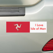 Aufkleber mit der Flagge der Insel Man Autoaufkleber (Auf Auto)