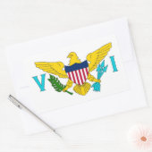 Aufkleber mit der Flagge der Jungfrau (Umschlag)