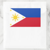 Aufkleber mit der Flagge der Philippinen (Tasche)