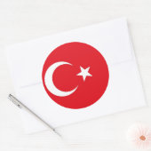 Aufkleber mit der Flagge der Türkei (Umschlag)
