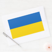 Aufkleber mit der Flagge der Ukraine (Umschlag)