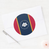 Aufkleber mit der Flagge des Bundesstaates Mississ (Umschlag)