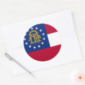Aufkleber mit der Flagge Georgiens (Umschlag)