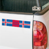 Aufkleber mit der Flagge Islands Autoaufkleber (Auf Lkw)