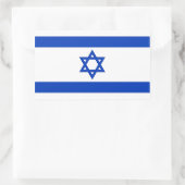 Aufkleber mit der Flagge Israels (Tasche)
