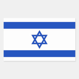 Aufkleber mit der Flagge Israels