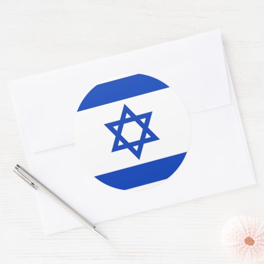 Aufkleber mit der Flagge Israels (Umschlag)