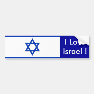Aufkleber mit der Flagge Israels Autoaufkleber