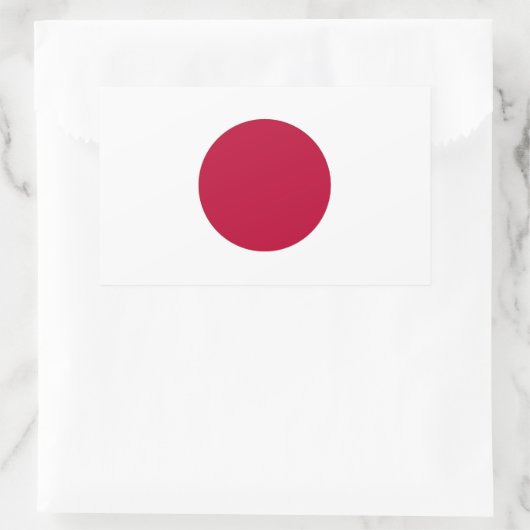 Aufkleber mit der Flagge Japans (Tasche)