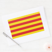 Aufkleber mit der Flagge Kataloniens, Spanien (Umschlag)