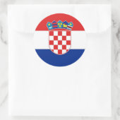 Aufkleber mit der Flagge Kroatiens (Tasche)