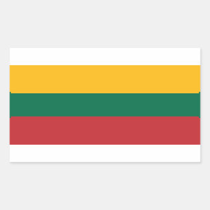 Aufkleber mit der Flagge Litauens