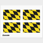 Aufkleber mit der Flagge Münchens, Deutschland (Blatt)