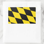 Aufkleber mit der Flagge Münchens, Deutschland (Tasche)