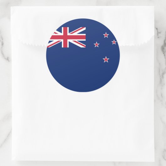 Aufkleber mit der Flagge Neuseelands (Tasche)