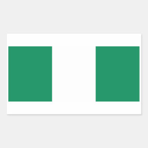 Aufkleber mit der Flagge Nigerias