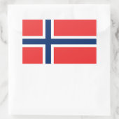 Aufkleber mit der Flagge Norwegens (Tasche)