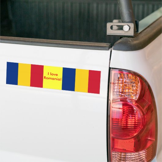 Aufkleber mit der Flagge Rumäniens Autoaufkleber (Auf Lkw)