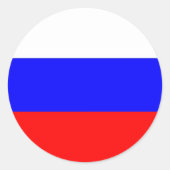 Aufkleber mit der Flagge Russlands (Vorderseite)