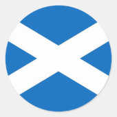 Aufkleber mit der Flagge Schottlands (Vorderseite)