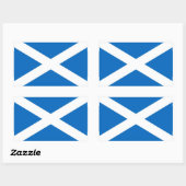 Aufkleber mit der Flagge Schottlands (Blatt)