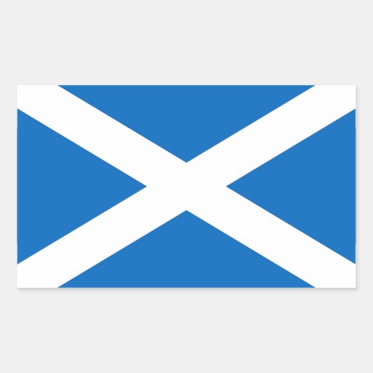 Aufkleber mit der Flagge Schottlands (Vorderseite)
