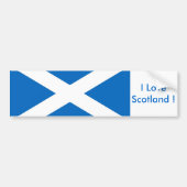 Aufkleber mit der Flagge Schottlands Autoaufkleber (Vorne)