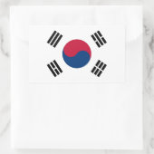 Aufkleber mit der Flagge Südkoreas (Tasche)