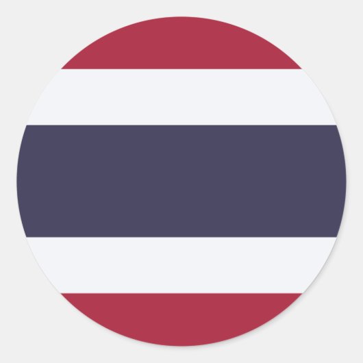 Aufkleber mit der Flagge Thailands (Vorderseite)