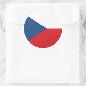 Aufkleber mit der Flagge Tschechiens (Tasche)