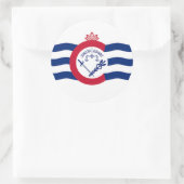 Aufkleber mit der Flagge von Cincinnati, Ohio, USA (Tasche)