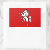 Aufkleber mit der Flagge von Kent, England (Tasche)
