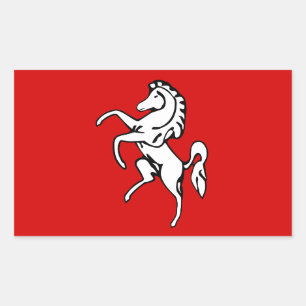 Aufkleber mit der Flagge von Kent, England