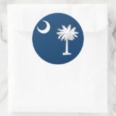 Aufkleber mit der Flagge von South Carolina (Tasche)