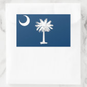 Aufkleber mit der Flagge von South Carolina (Tasche)